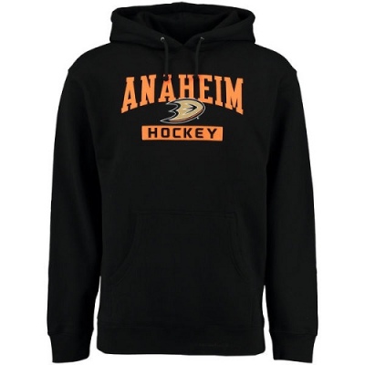 Anaheim Ducks Levelwear Zane Graffiti Pullover Sweatshirt - Black