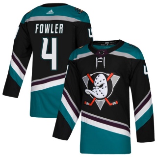 Men's Cam Fowler Anaheim Ducks Adidas Teal Alternate Jersey - Authentic Black