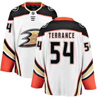 Men's Carey Terrance Anaheim Ducks Fanatics Branded Away Jersey - Breakaway White