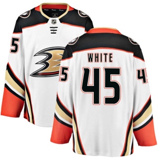 Men's Colton White Anaheim Ducks Fanatics Branded Away Jersey - Breakaway White