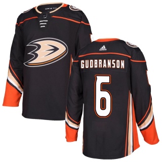 Men's Erik Gudbranson Anaheim Ducks Adidas Home Jersey - Authentic Black