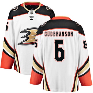 Men's Erik Gudbranson Anaheim Ducks Fanatics Branded Away Jersey - Breakaway White