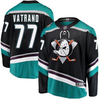 Men's Frank Vatrano Anaheim Ducks Fanatics Branded Alternate Jersey - Breakaway Black
