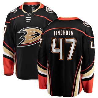 Men's Hampus Lindholm Anaheim Ducks Fanatics Branded Home Jersey - Authentic Black