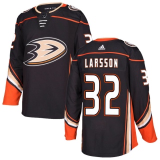 Men's Jacob Larsson Anaheim Ducks Adidas Home Jersey - Authentic Black
