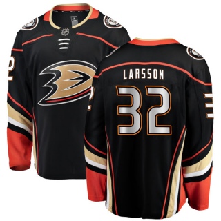 Men's Jacob Larsson Anaheim Ducks Fanatics Branded Home Jersey - Breakaway Black