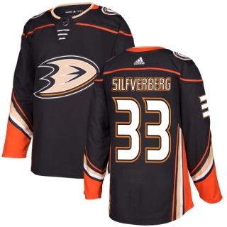 Men's Jakob Silfverberg Anaheim Ducks Adidas Jersey - Authentic Black