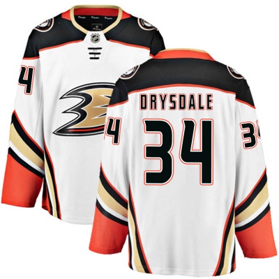 Men's Jamie Drysdale Anaheim Ducks Fanatics Branded Away Jersey - Breakaway White