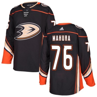 Men's Josh Mahura Anaheim Ducks Adidas Home Jersey - Authentic Black