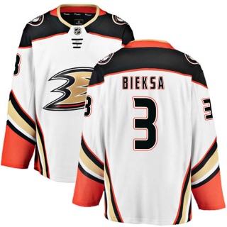 Men's Kevin Bieksa Anaheim Ducks Fanatics Branded Away Jersey - Breakaway White