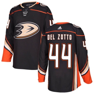 Men's Michael Del Zotto Anaheim Ducks Adidas Home Jersey - Authentic Black