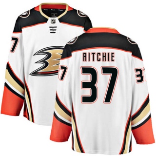 Men's Nick Ritchie Anaheim Ducks Fanatics Branded Away Jersey - Authentic White