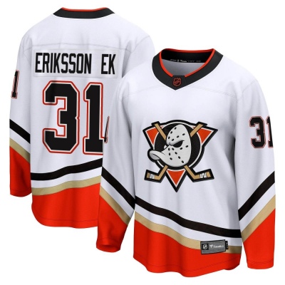 Men's Olle Eriksson Ek Anaheim Ducks Fanatics Branded Special Edition 2.0 Jersey - Breakaway White