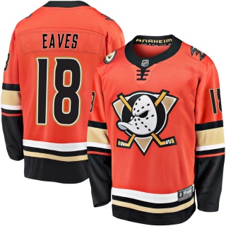 Men's Patrick Eaves Anaheim Ducks Fanatics Branded Breakaway 2019/20 Alternate Jersey - Premier Orange