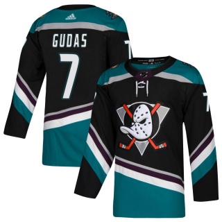 Men's Radko Gudas Anaheim Ducks Adidas Teal Alternate Jersey - Authentic Black