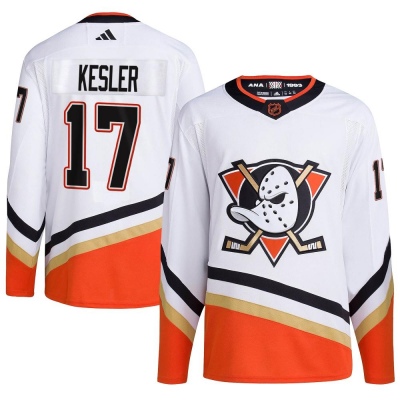 Men's Ryan Kesler Anaheim Ducks Adidas Reverse Retro 2.0 Jersey - Authentic White