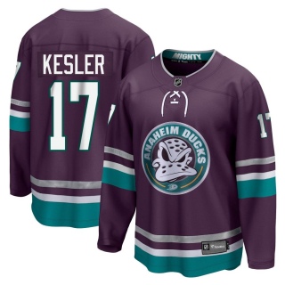 Men's Ryan Kesler Anaheim Ducks Fanatics Branded 30th Anniversary Breakaway Jersey - Premier Purple
