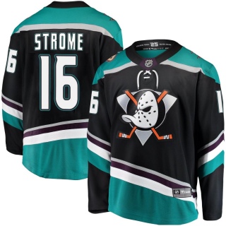 Men's Ryan Strome Anaheim Ducks Fanatics Branded Alternate Jersey - Breakaway Black