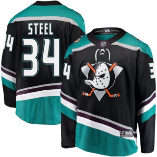 Men's Sam Steel Anaheim Ducks Fanatics Branded Alternate Jersey - Breakaway Black