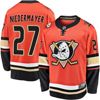 Men's Scott Niedermayer Anaheim Ducks Fanatics Branded Breakaway 2019/20 Alternate Jersey - Premier Orange