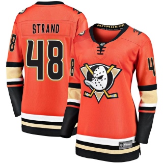 Women's Austin Strand Anaheim Ducks Fanatics Branded Breakaway 2019/20 Alternate Jersey - Premier Orange