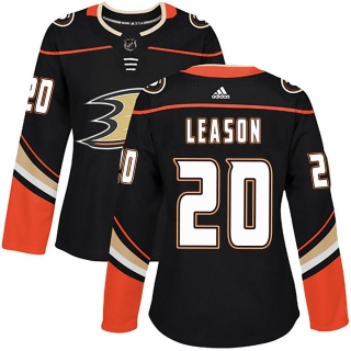 Women's Brett Leason Anaheim Ducks Adidas Home Jersey - Authentic Black