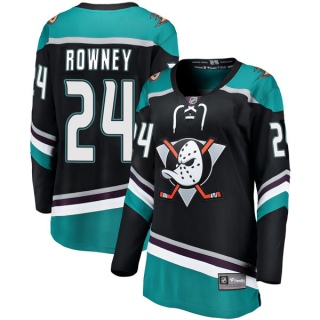 Women's Carter Rowney Anaheim Ducks Fanatics Branded Alternate Jersey - Breakaway Black