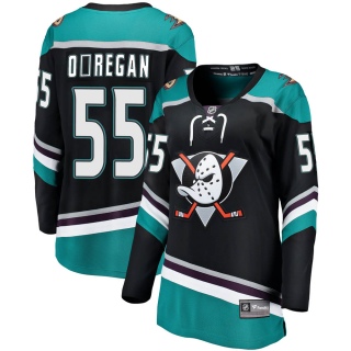 Women's Danny O'Regan Anaheim Ducks Fanatics Branded Alternate Jersey - Breakaway Black