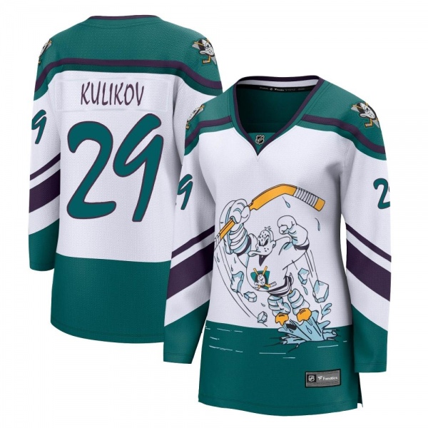 Women's Dmitry Kulikov Anaheim Ducks Fanatics Branded 2020/21 Special Edition Jersey - Breakaway White
