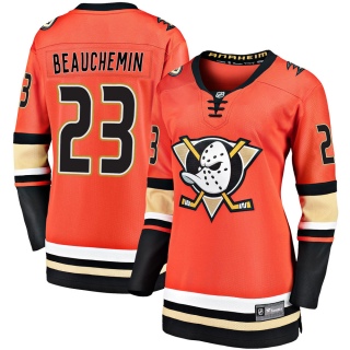 Women's Francois Beauchemin Anaheim Ducks Fanatics Branded Breakaway 2019/20 Alternate Jersey - Premier Orange