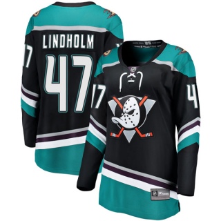 Women's Hampus Lindholm Anaheim Ducks Fanatics Branded Alternate Jersey - Breakaway Black