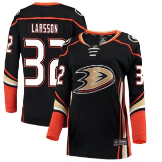 Women's Jacob Larsson Anaheim Ducks Fanatics Branded Home Jersey - Breakaway Black
