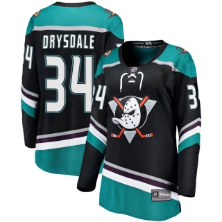 Women's Jamie Drysdale Anaheim Ducks Fanatics Branded Alternate Jersey - Breakaway Black