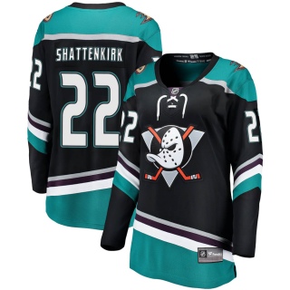 Women's Kevin Shattenkirk Anaheim Ducks Fanatics Branded Alternate Jersey - Breakaway Black