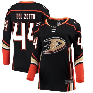 Women's Michael Del Zotto Anaheim Ducks Fanatics Branded Home Jersey - Breakaway Black