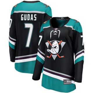 Women's Radko Gudas Anaheim Ducks Fanatics Branded Alternate Jersey - Breakaway Black