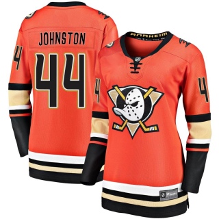 Women's Ross Johnston Anaheim Ducks Fanatics Branded Breakaway 2019/20 Alternate Jersey - Premier Orange