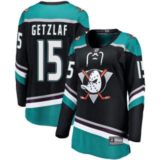 Women's Ryan Getzlaf Anaheim Ducks Fanatics Branded Alternate Jersey - Breakaway Black