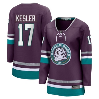 Women's Ryan Kesler Anaheim Ducks Fanatics Branded 30th Anniversary Breakaway Jersey - Premier Purple