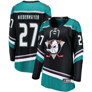 Women's Scott Niedermayer Anaheim Ducks Fanatics Branded Alternate Jersey - Breakaway Black