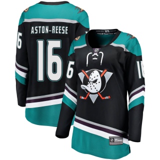Women's Zach Aston-Reese Anaheim Ducks Fanatics Branded Alternate Jersey - Breakaway Black