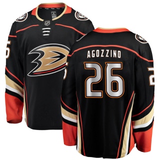 Youth Andrew Agozzino Anaheim Ducks Fanatics Branded ized Home Jersey - Breakaway Black