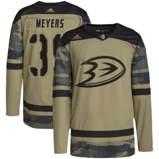 Youth Ben Meyers Anaheim Ducks Adidas Military Appreciation Practice Jersey - Authentic Camo