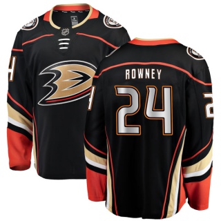 Youth Carter Rowney Anaheim Ducks Fanatics Branded Home Jersey - Breakaway Black