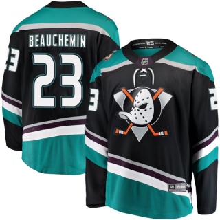 Youth Francois Beauchemin Anaheim Ducks Fanatics Branded Alternate Jersey - Breakaway Black