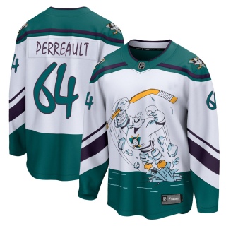 Youth Jacob Perreault Anaheim Ducks Fanatics Branded 2020/21 Special Edition Jersey - Breakaway White