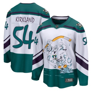 Youth Justin Kirkland Anaheim Ducks Fanatics Branded 2020/21 Special Edition Jersey - Breakaway White