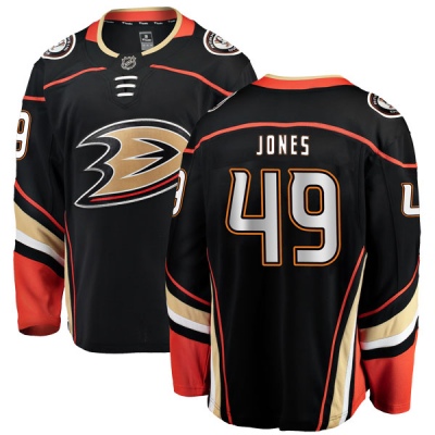 Youth Max Jones Anaheim Ducks Fanatics Branded Home Jersey - Breakaway Black