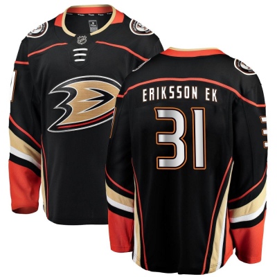 Youth Olle Eriksson Ek Anaheim Ducks Fanatics Branded Home Jersey - Breakaway Black