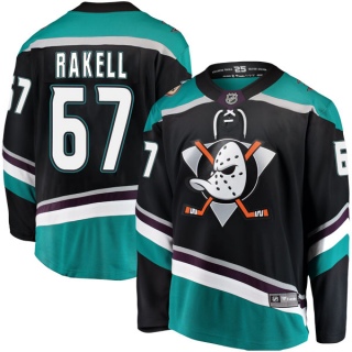 Youth Rickard Rakell Anaheim Ducks Fanatics Branded Alternate Jersey - Breakaway Black